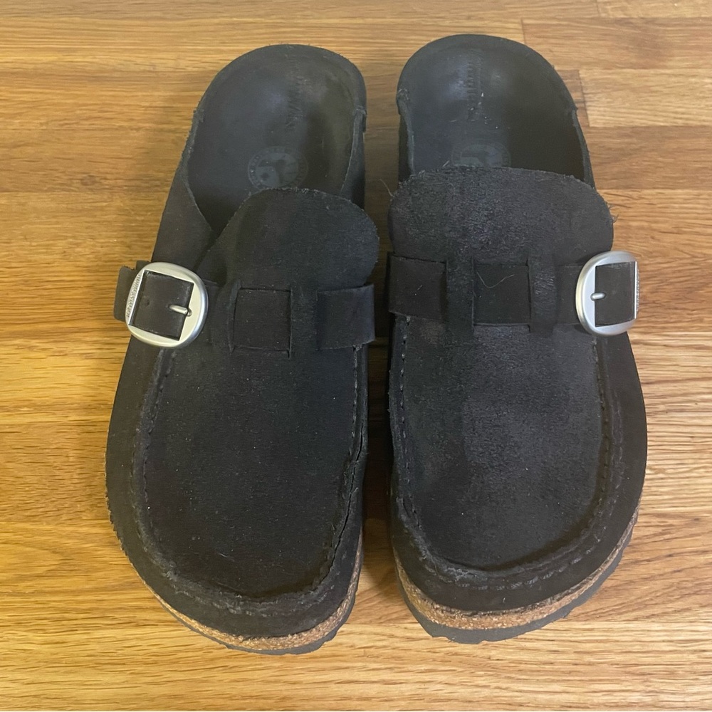 Birkenstock Suede “Buckley” Clogs (UK 37/US 6-6.5)
